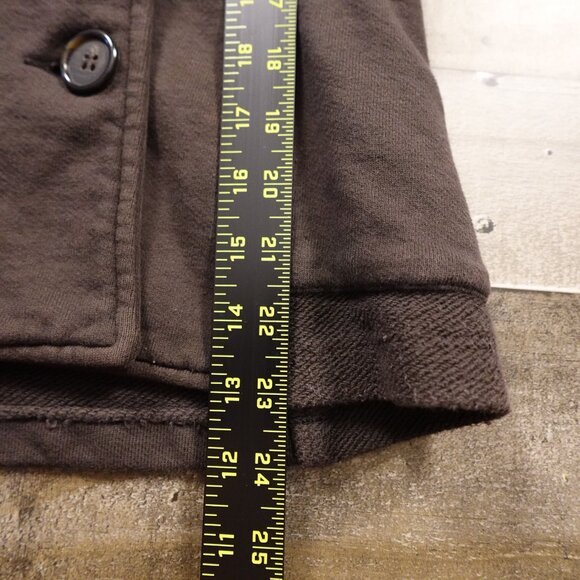 James Perse Cotton Double-Breasted Jacket Women’s Size 2 (Fits Like M 6–8) Brown - Picture 5 of 13